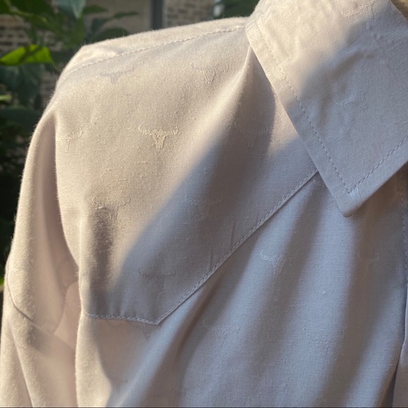 Men’s Western Style Silver Button Down - Picture 2 of 10
